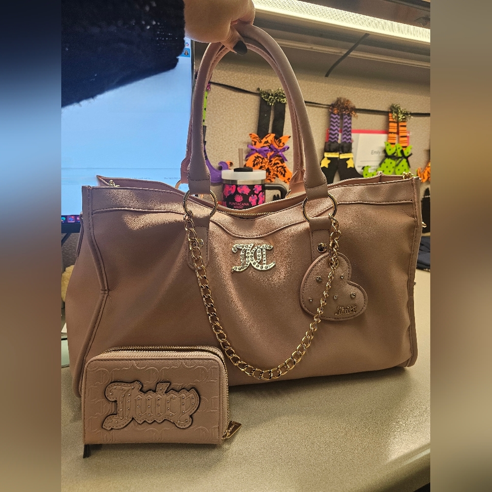 Juicy Couture Tote Crossbody With Matching Wallet